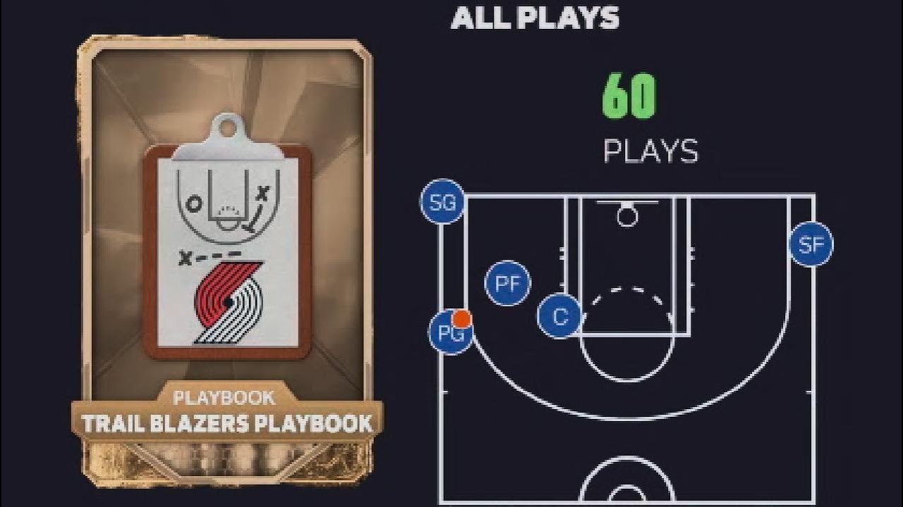 BLAZERS PLAYBOOK | BEST PLAYS TO SCORE ONLINE | NBA 2K25 MyTeam #NBA2K