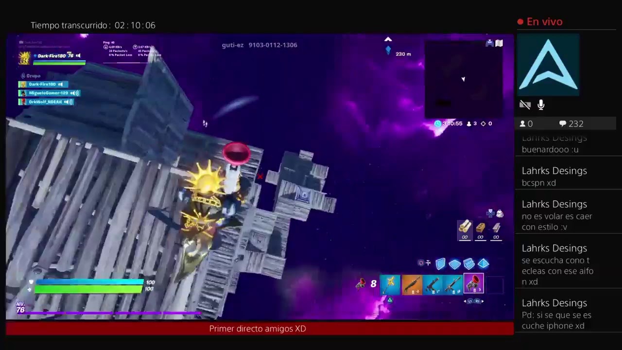 Transmisi&oacute;n de PS4 en vivo de Dark-Fire180