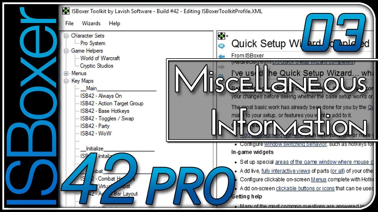 ISBoxer 41/42 — Pro System 03 — Miscellaneous