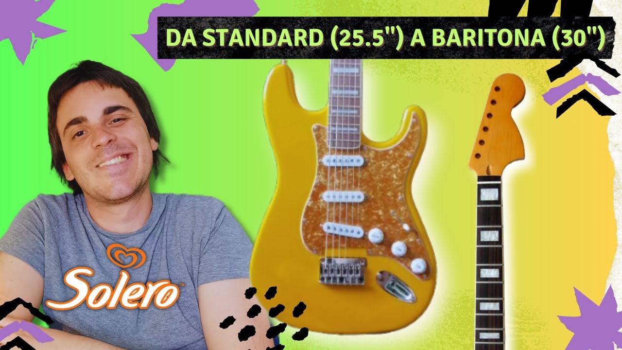 Trasformare una chitarra standard in baritona: si, è possibile 😉