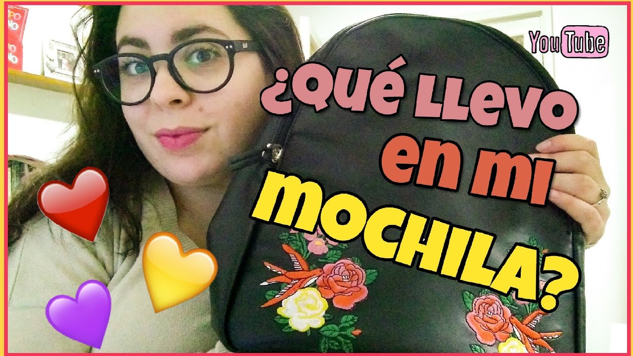&iquest;Qu&eacute; llevo en mi mochila/bolsa? || Vitamare ❤️
