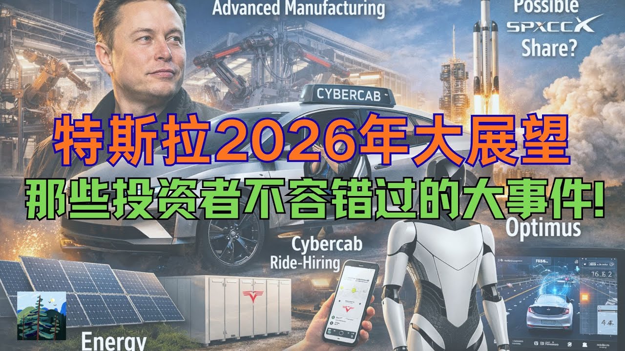 特斯拉2026大展望，那些投资者不容错过的大事件！