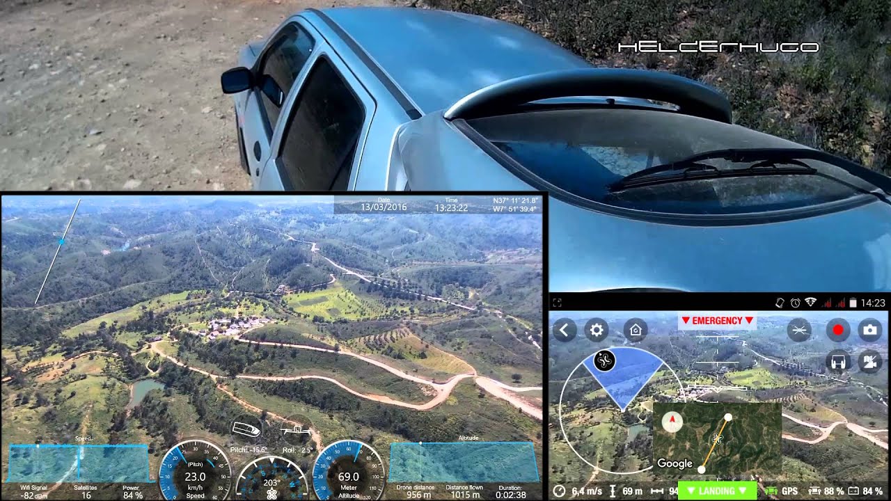 Parrot Bebop 2 doing more than 4 Km with FlightPlan