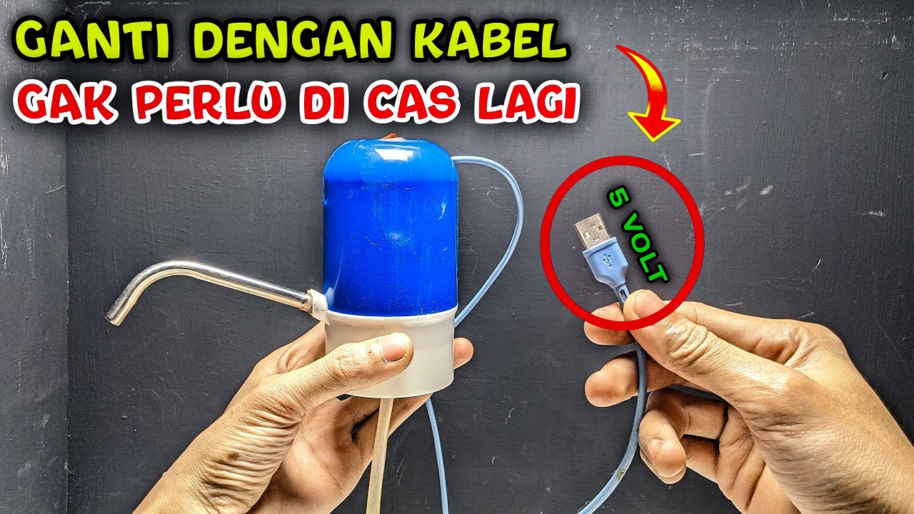Cara Perbaiki Pompa Galon Elektrik Mati !!