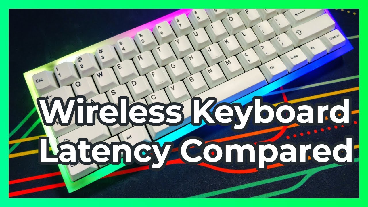 Keyboard Input Latency Compared: Wireless BLE ZMK, QMK, and Corsair