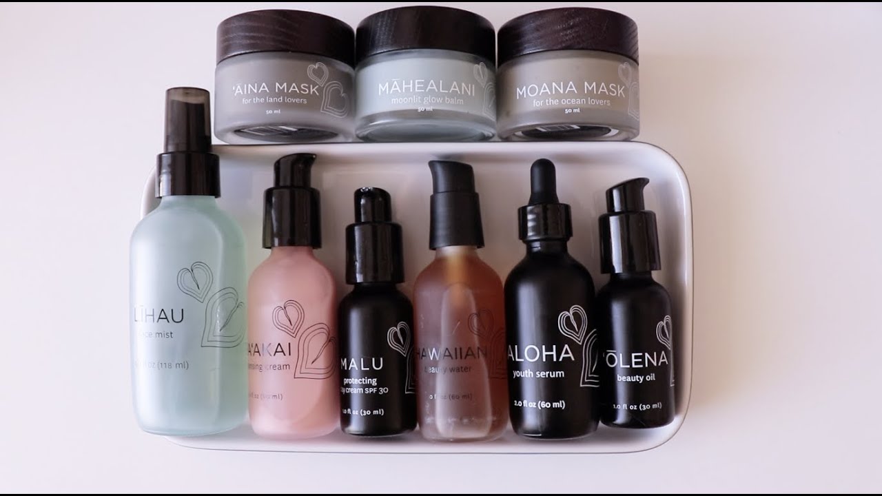 Dreamy Hawaiian Skincare Routine / Texture Shots - HONUA HAWAIIAN SKINCARE
