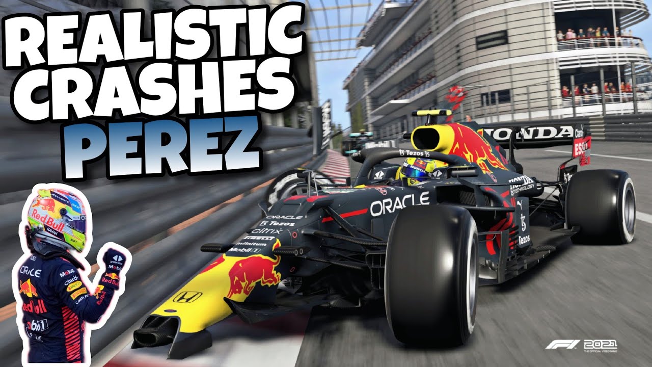 REALISTIC F1 CRASHES SERGIO PEREZ