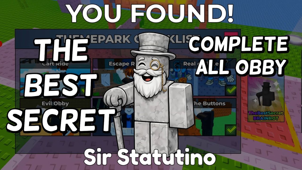 How To Get SIR STATUTINO OG in Find the Brainrot | How to Complete all Obby