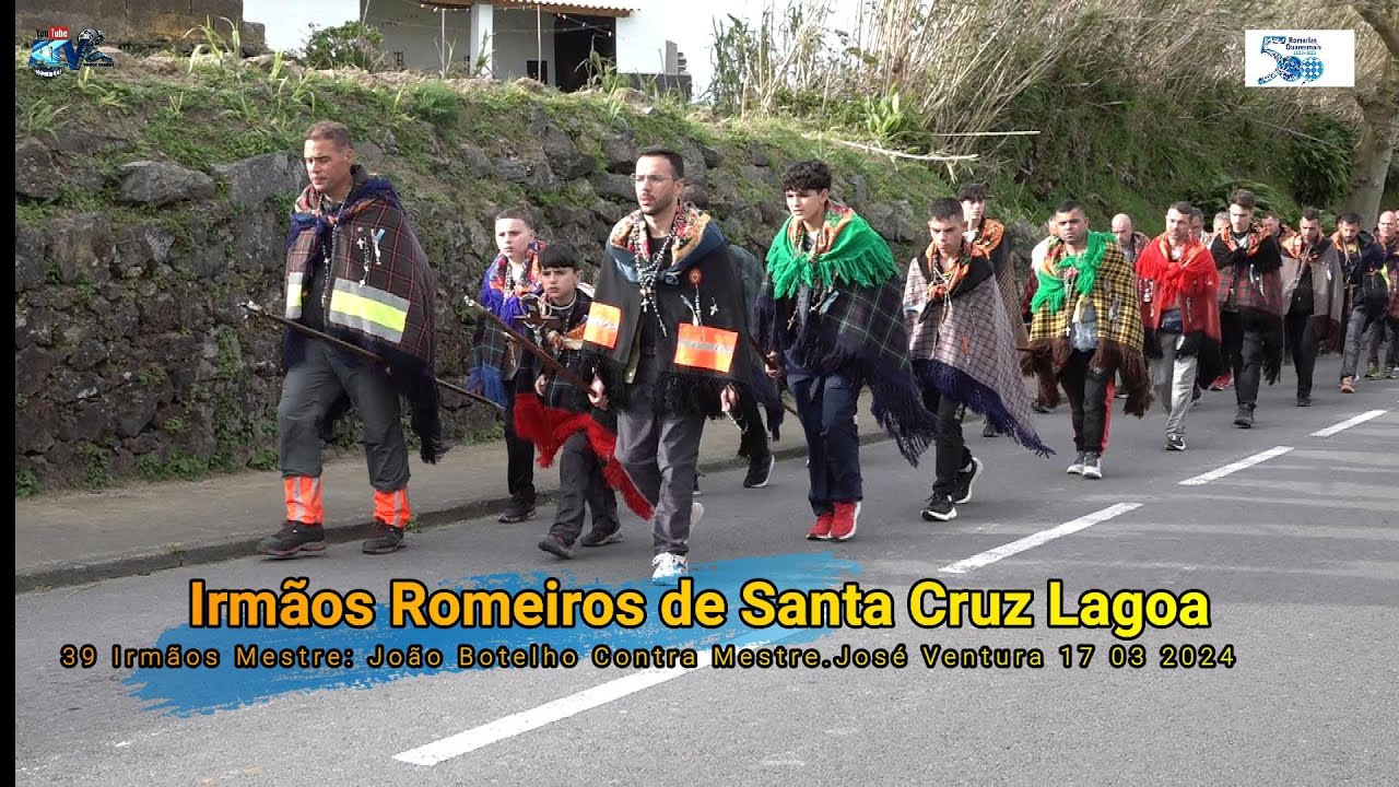 Irmãos Romeiros Matriz de Santa Cruz Lagoa 39 Irmãos Mestre João Botelho Cont- Mestre  José Ventura