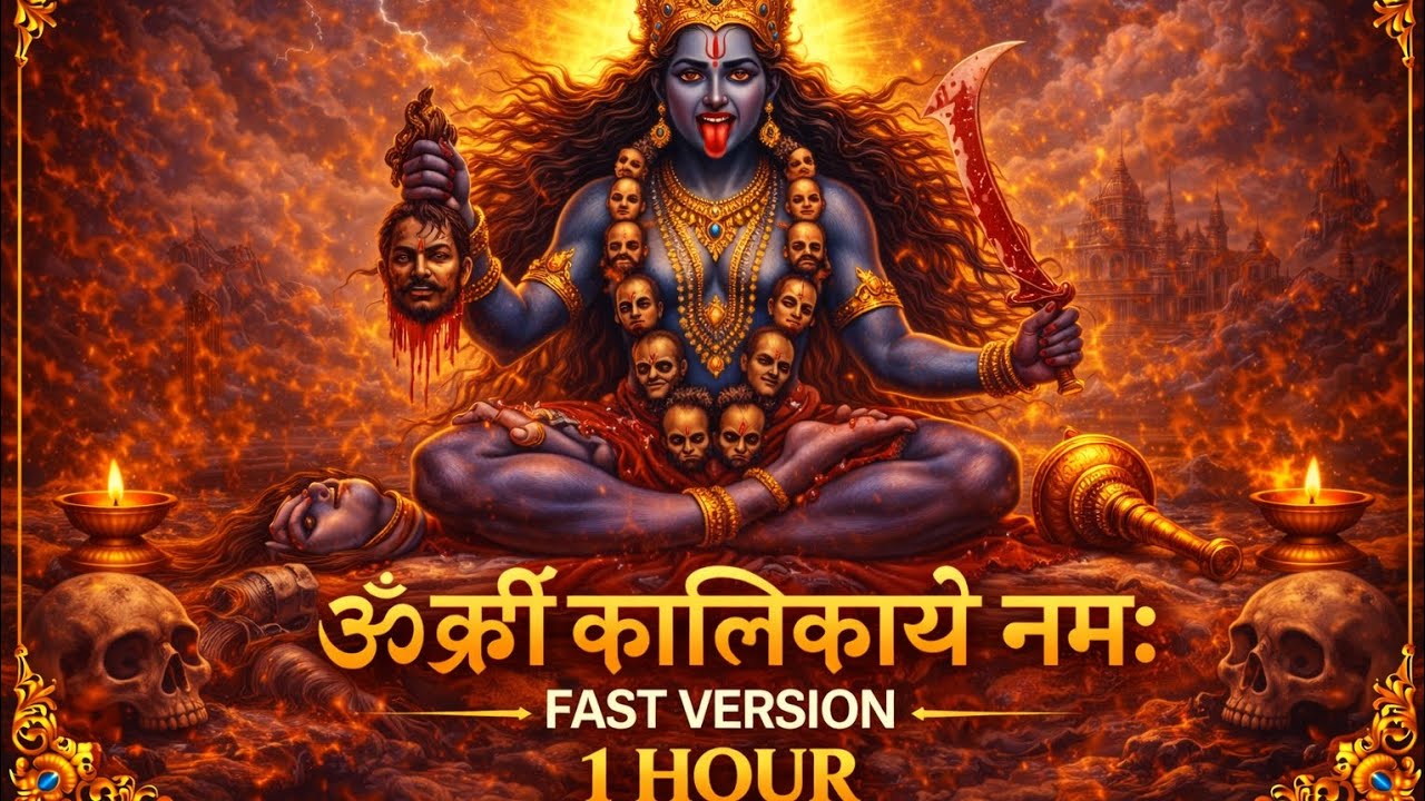 Mahakali Mantra Jaap | Om Kreem Kalikaye Namah | 1 Hour Powerful Protection Mantra