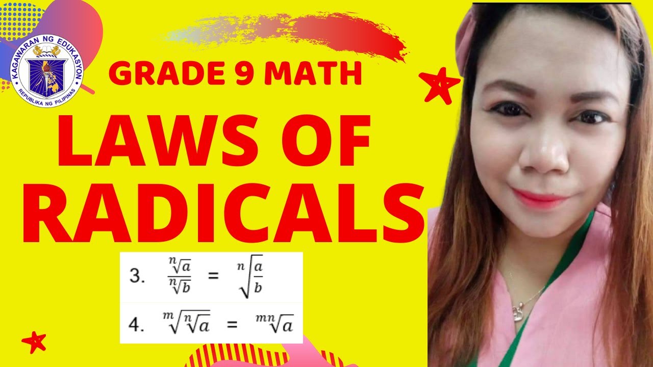 LAWS OF RADICALS NO. 3 & 4| Examples & Solution