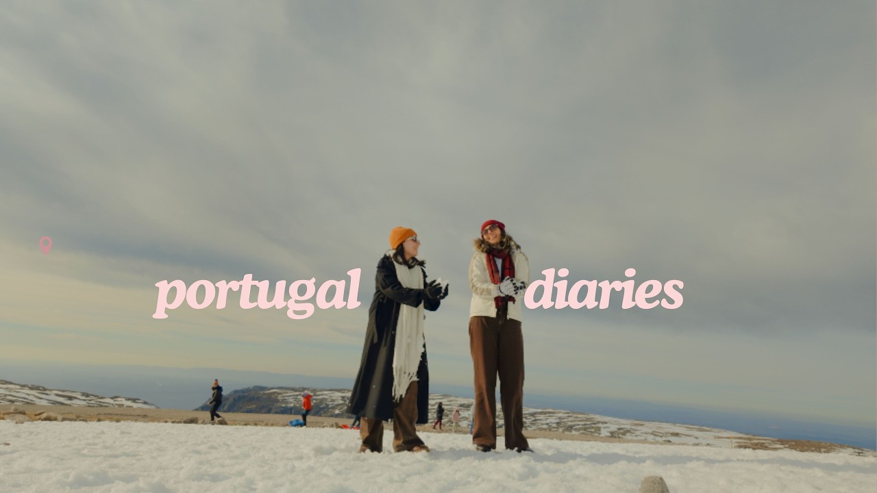 um vlog na serra da estrela com uma amiga do Brasil
