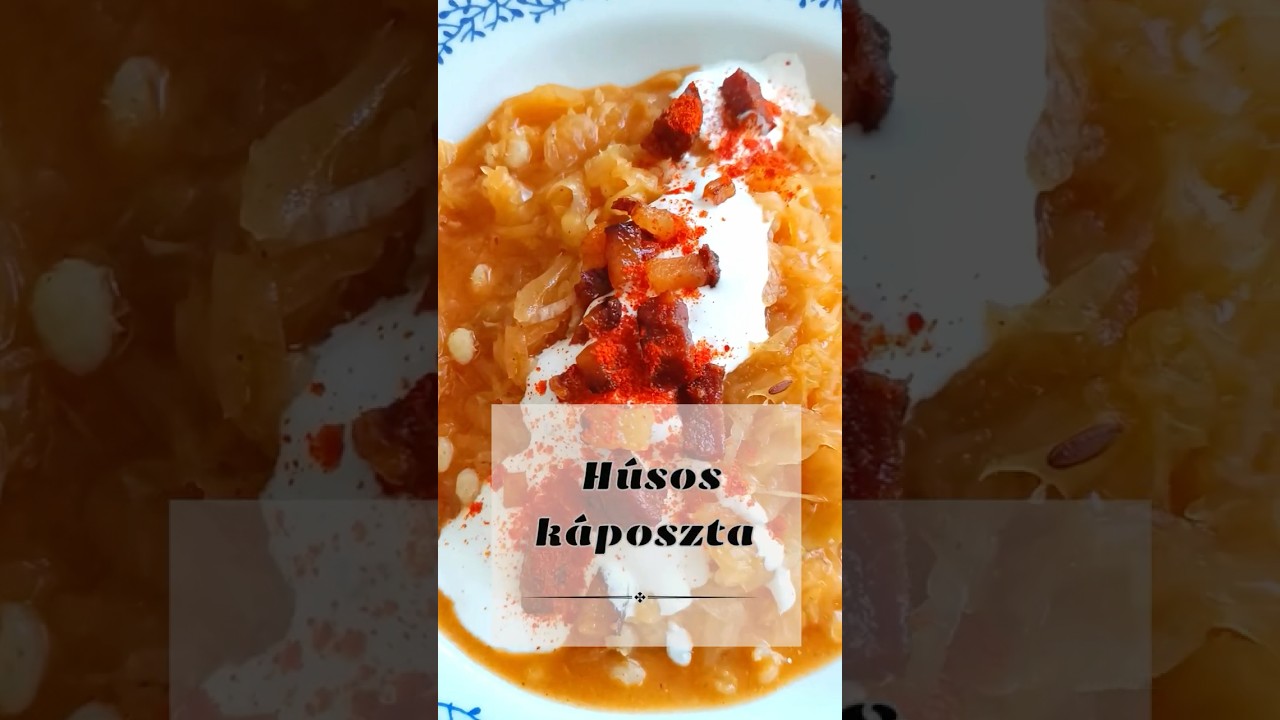 Nagyi F&eacute;le Kiad&oacute;s H&uacute;sos K&aacute;poszta - Pontos Recept a Vide&oacute;ban - Gastro Farmer
