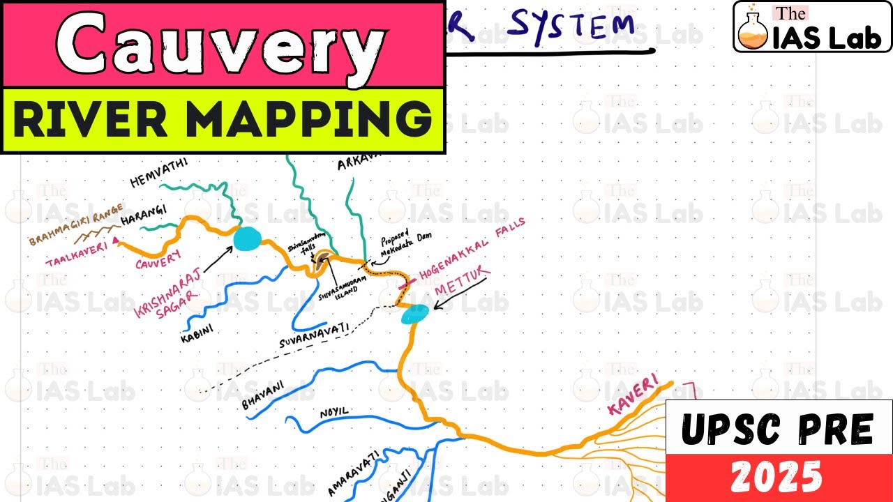 Cauvery River System | India Mapping Series