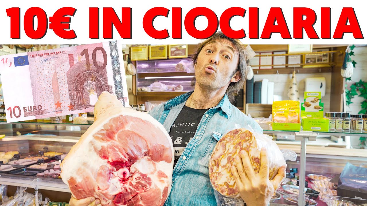 💰COSA COMPRO CON 10 EURO IN UNA MACELLERIA DELLA CIOCIARIA 🍖 (la Ciociaria lo sai dove sta? )