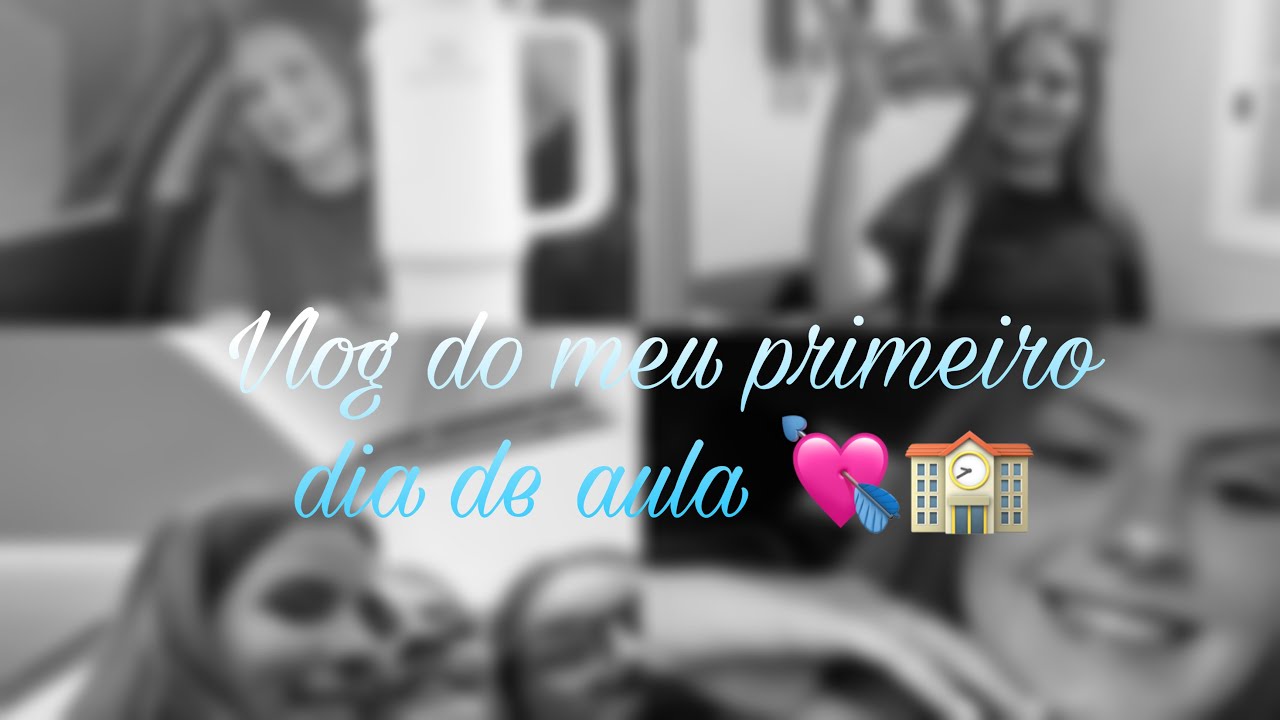 Meu primeiro dia de aula 🏫💋