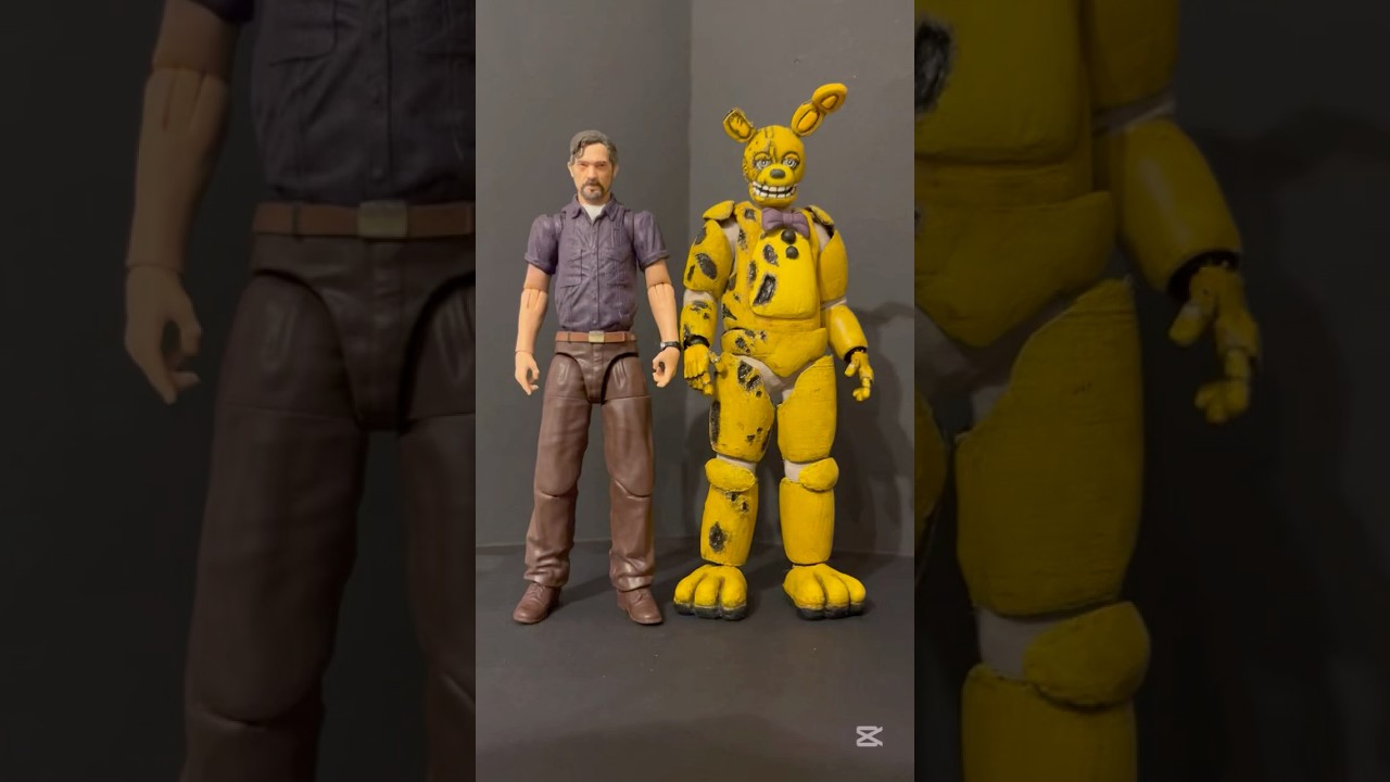 Custom William Afton / springbonnie action figure #fnaf #fnafmovie #williamafton #springbonnie