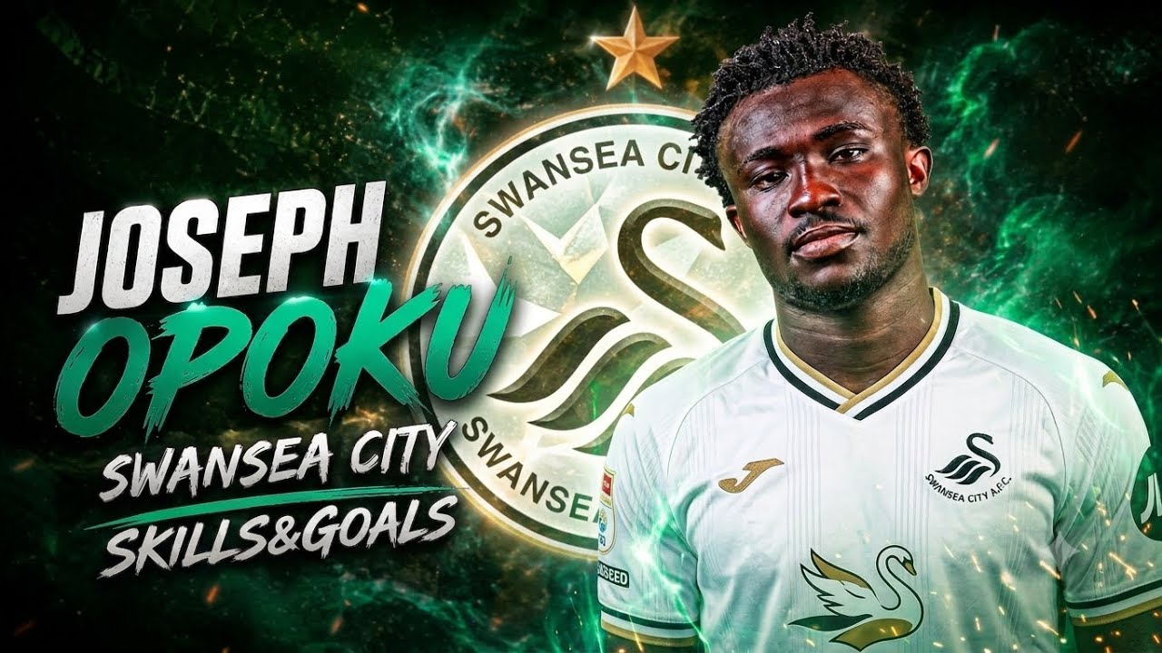 Joseph Opoku 🇬🇭| Welcome To Swensea City ⚪️🔵 | Skills & Goals | 2026 #josephopoku #opoku 