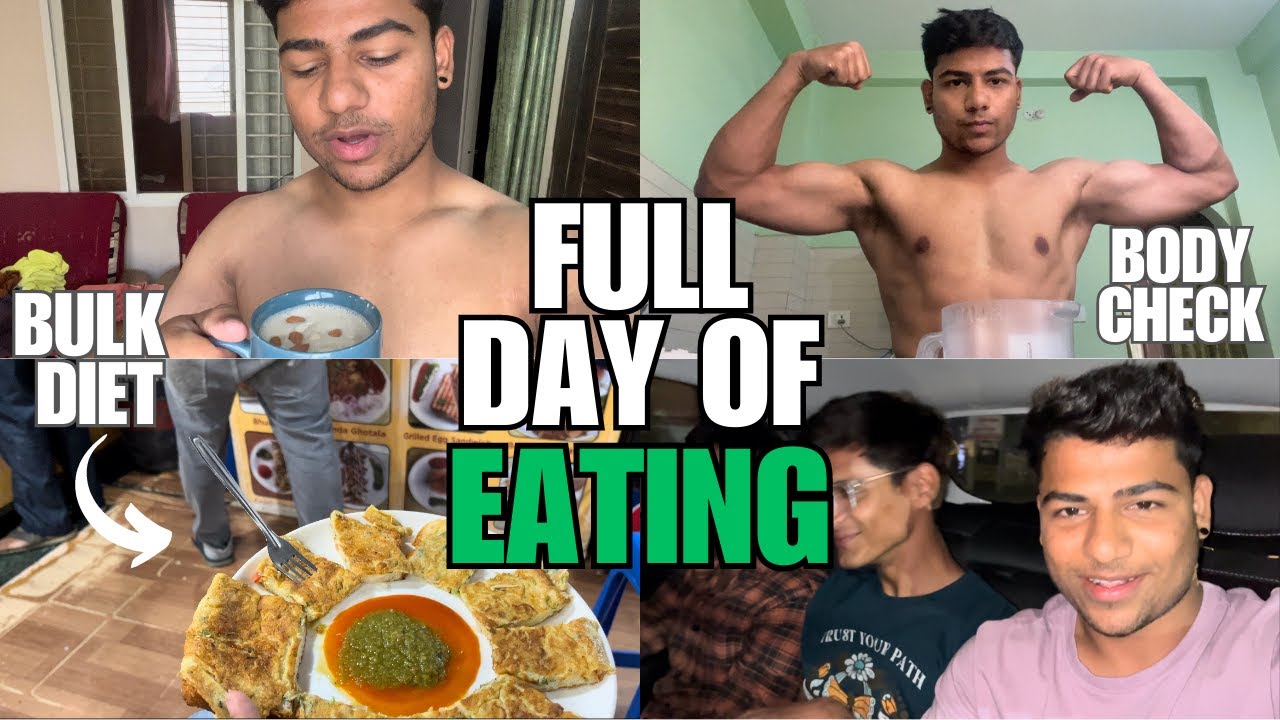 Clean Bulking Diet  | FULL DAY OF EATING 💪🏻