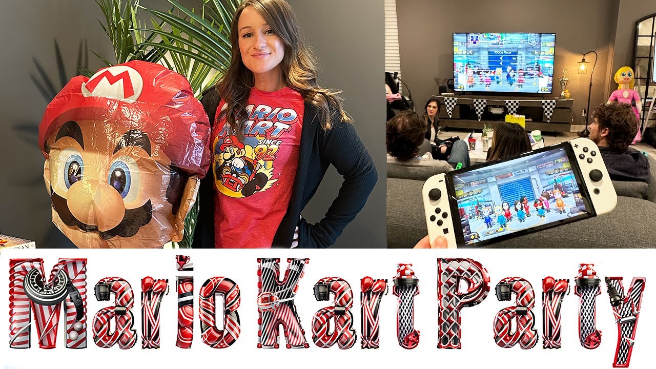 We Threw a WILD Mario Kart Party.....