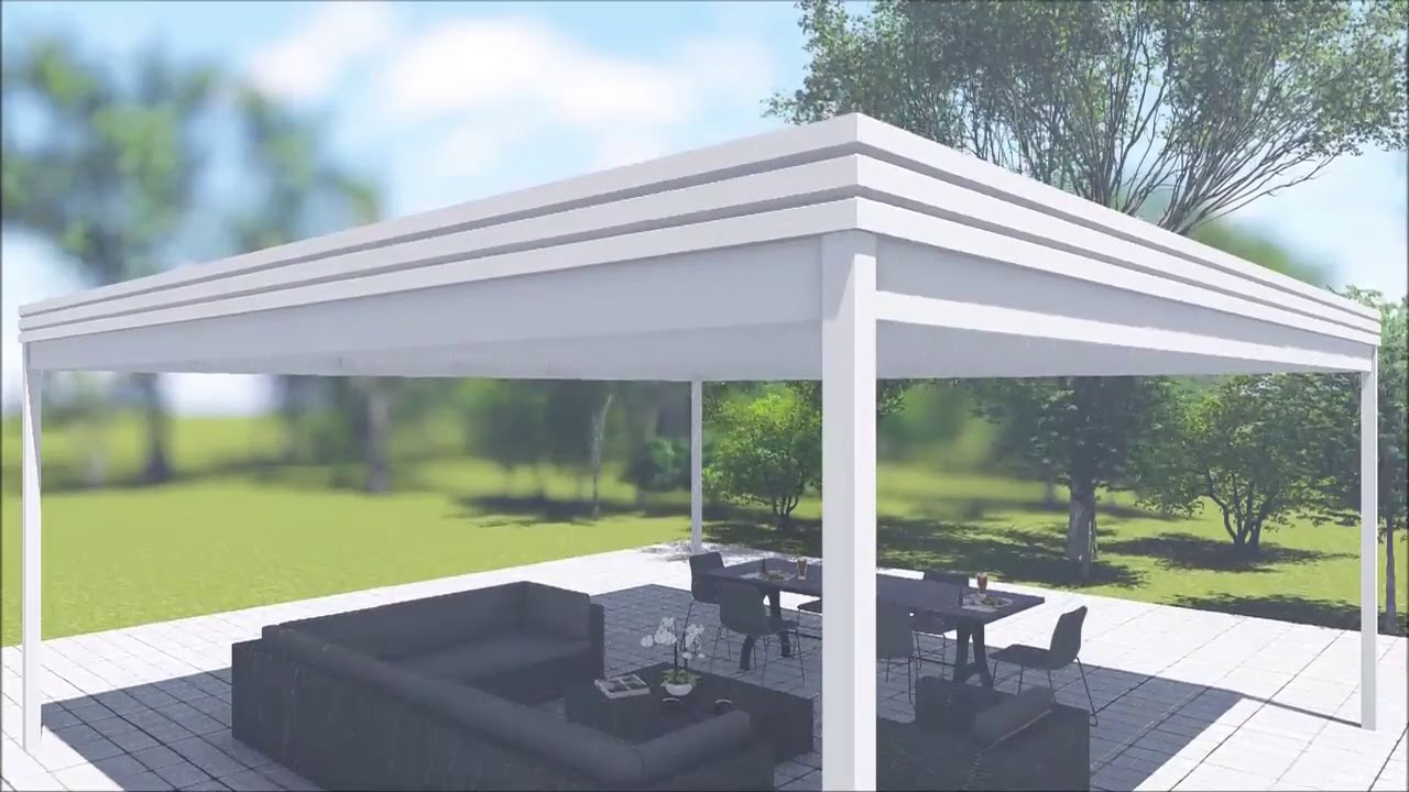 Adjustable Louvre Awning