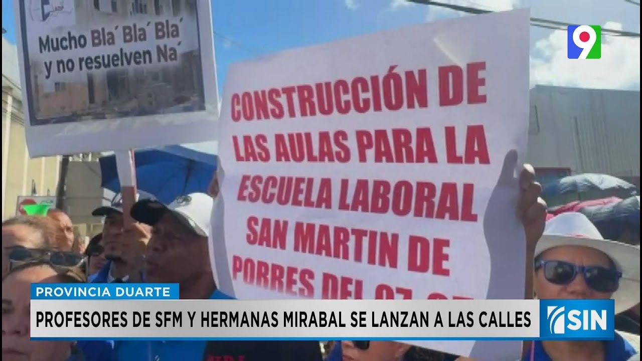 Protestas de profesores deja sin docencia en SFM | Primera Emisión SIN