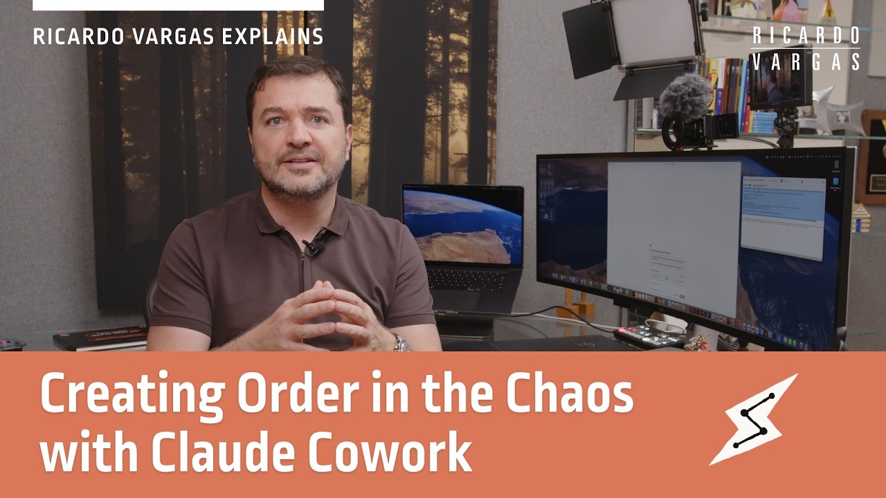 Наведение порядка в хаосе вашего проекта с помощью Claude Cowork и Рикардо Варгаса.