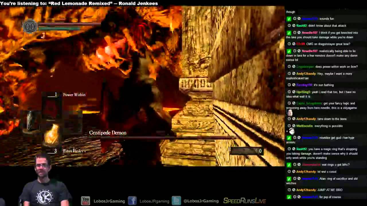 Dark Souls Cheesing Centipede Demon