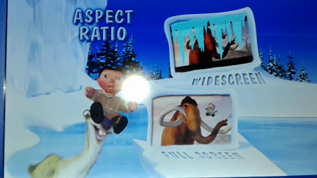 Opening Ice Age 2002 Dvd