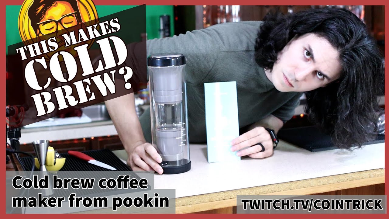 Coolest Cold Brew Gadget I've gotten in the mail! Pookin Cold Brew Coffee Maker