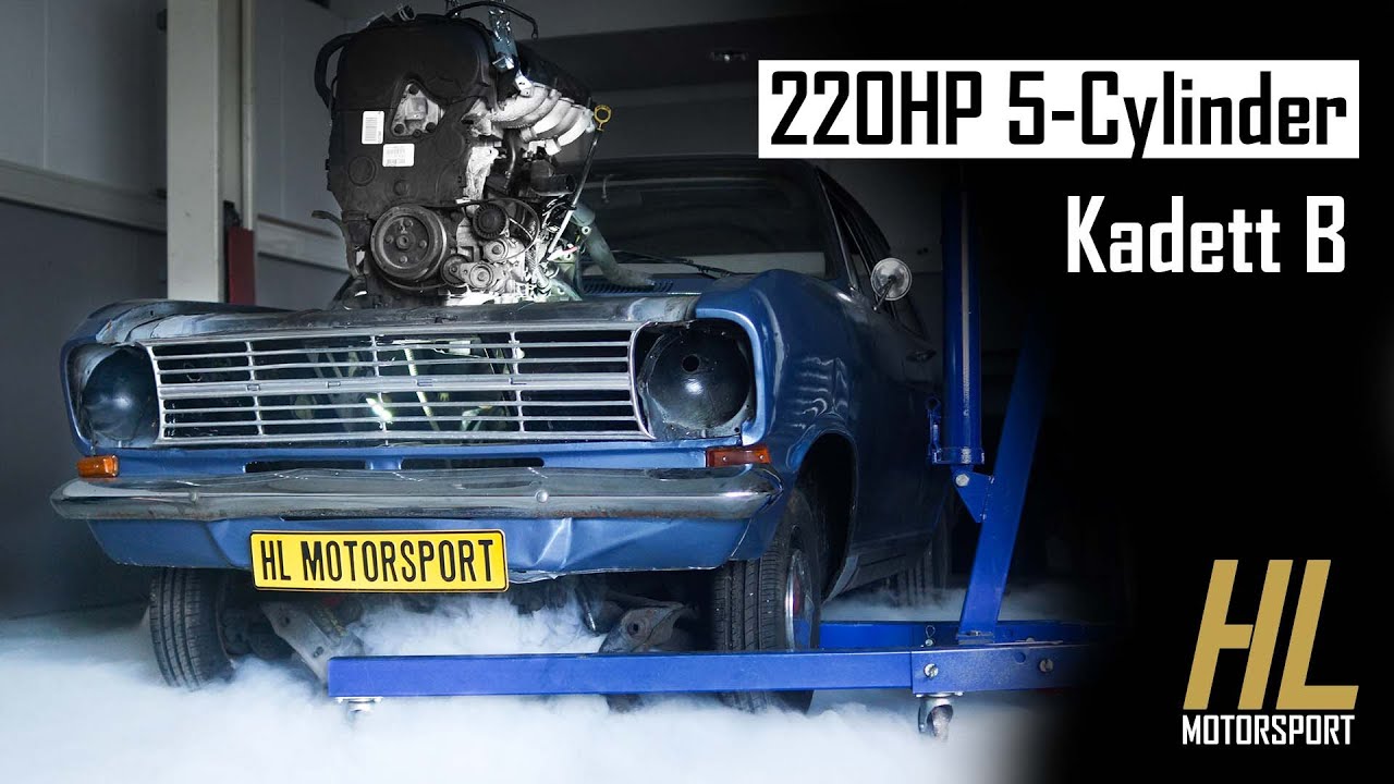 Opel Kadett B met Volvo 5 cilinder V124 Circuit Auto (Deel 1; Subframe)