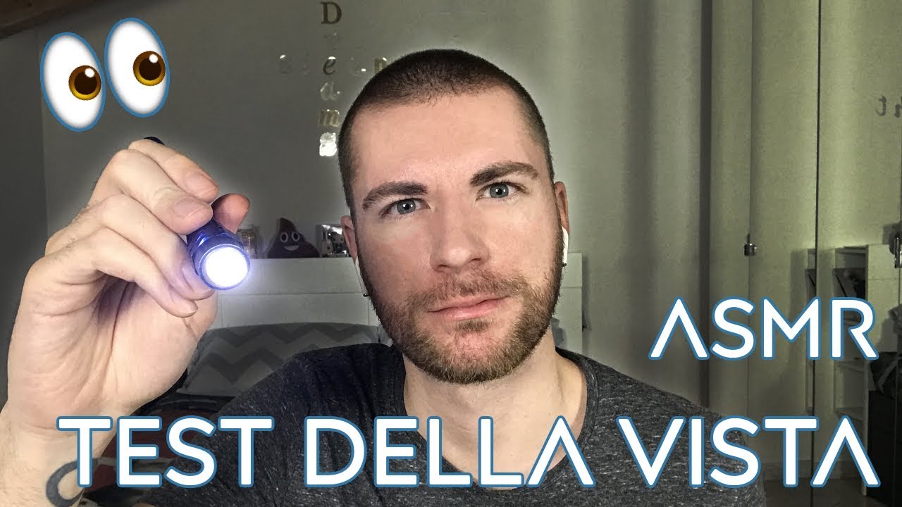 [ASMR ITA] Test della vista, segui la luce