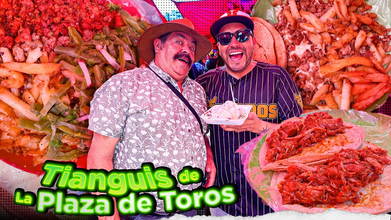 TACOS GIGANTES y las GARNACHAS más ricas del TIANGUIS de la PLAZA de TOROS ft @Don Álvaro​