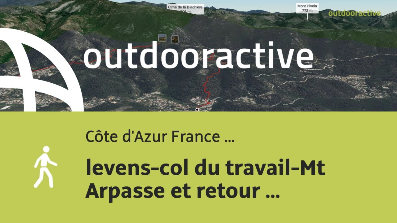 randonn&eacute;e dans les Alpes-Maritimes: levens-col du travail-Mt Arpasse et retour nov. 2025