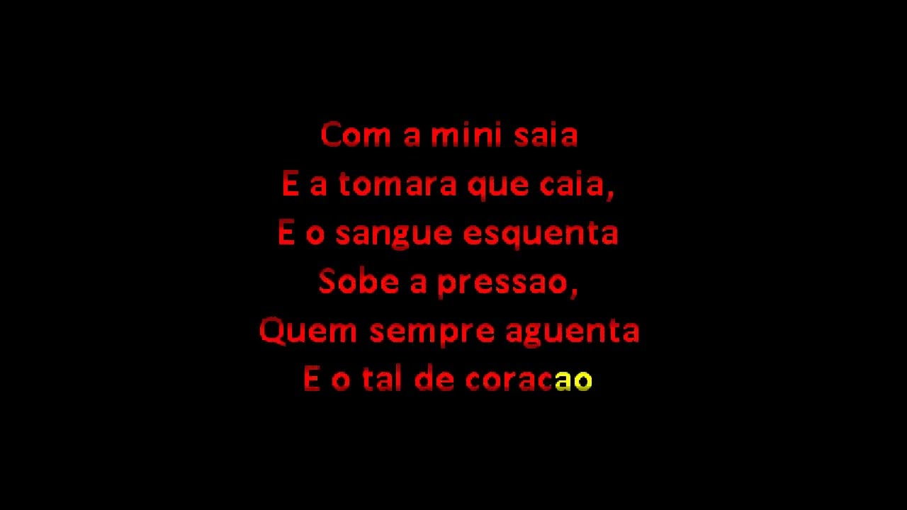 Banda Champion   TOMARA QUE CAIA (KARAOKE)