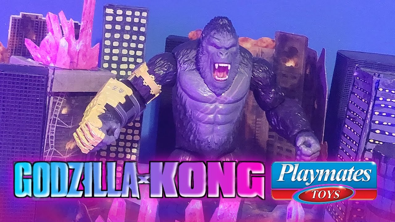 Playmates Giant Kong With Beast Glove figure review! Godzilla X Kong: The New Empire!