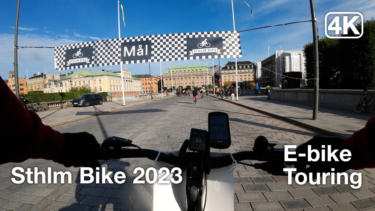 Relaxing city ride | 47K Sthlm bike 2023 | e-bike