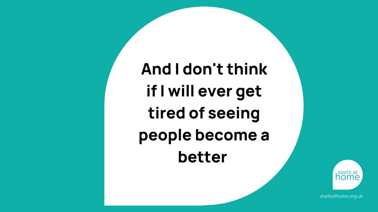 A colleague on why she works in supported housing