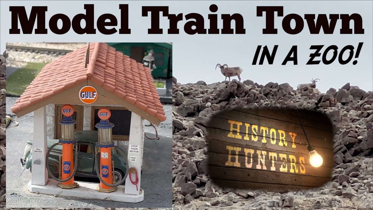 Model Train Town Inside Palm Springs's Living Desert Zoo & Gardens