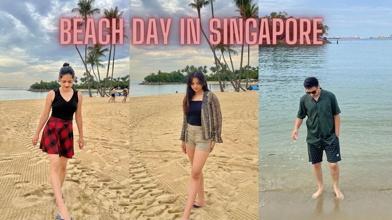 EXPLORING SENTOSA | BEACH DAY IN SINGAPORE | LUXURY STAY IN SENTOSA | SINGAPORE VLOG 2022