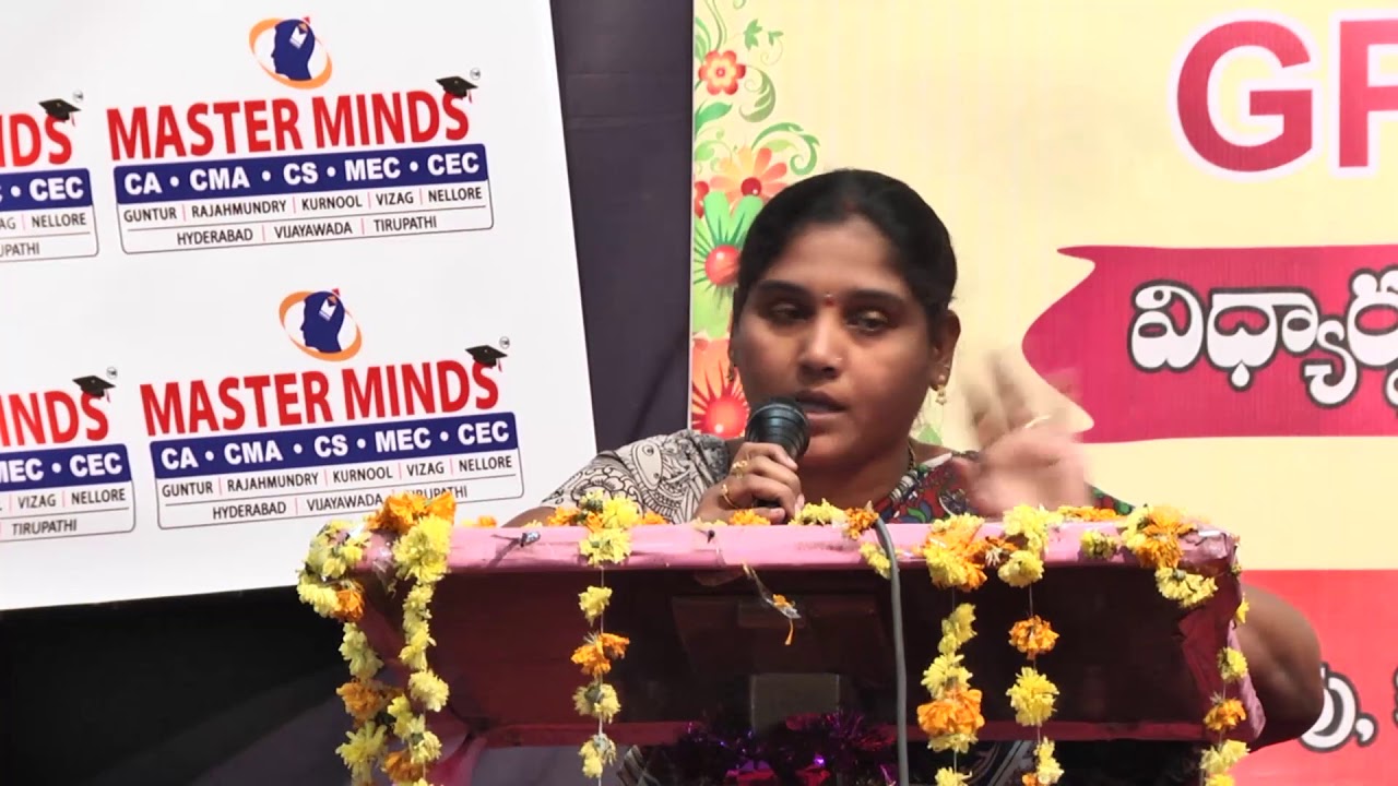HOW TO SCORE 10 GPA   AN EXCELLENT SESSION BY HINDI HARIKA GARU   BY MASTER MINDS FOR MEC AND CA