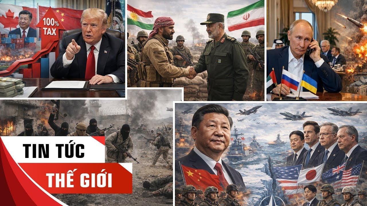 TIN NÓNG 24H – THỜI SỰ QUỐC TẾ: TOÀN CẢNH XUNG ĐỘT: MỸ – IRAN – ISRAEL – VENEZUELA