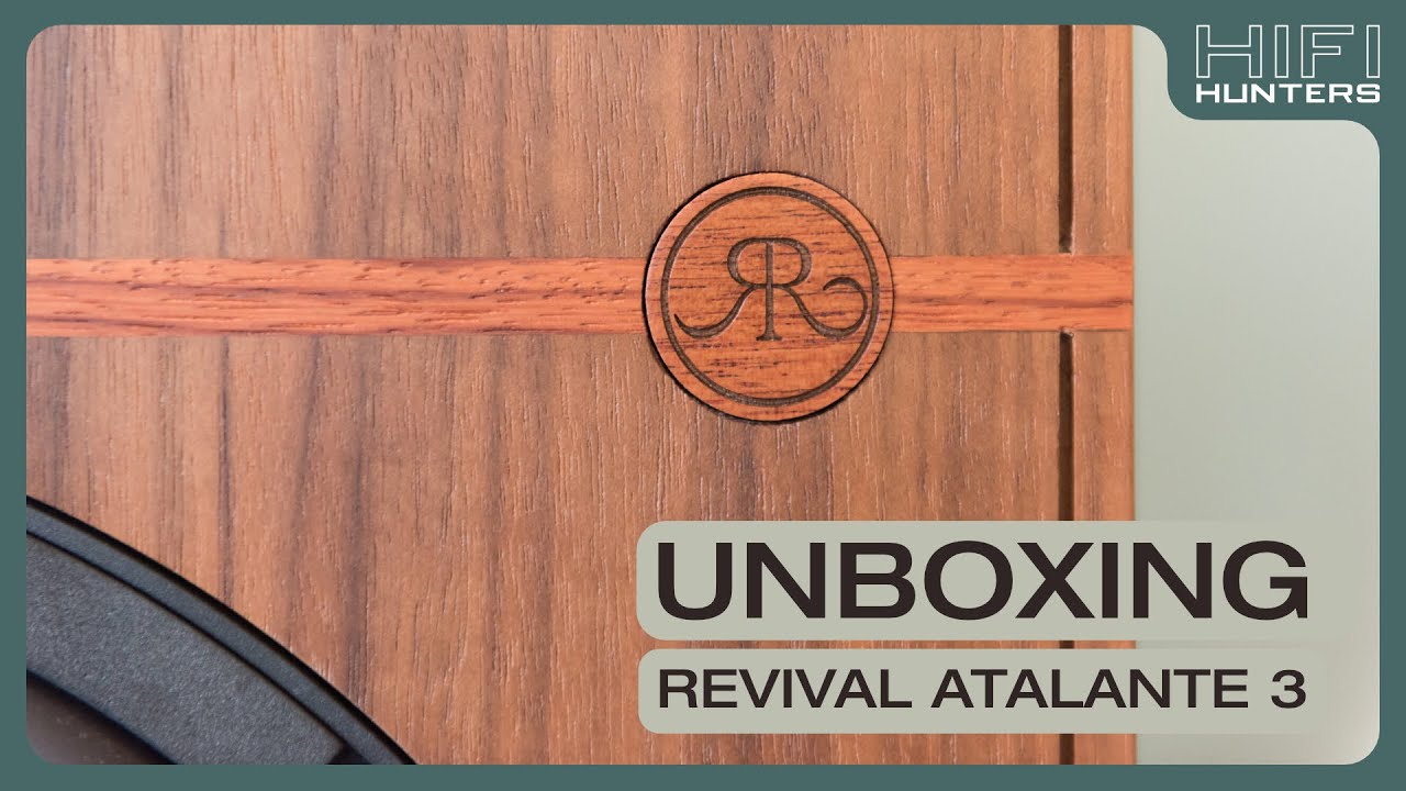 Unboxing Altavoces REVIVAL ATALANTE 3 y STAND 3