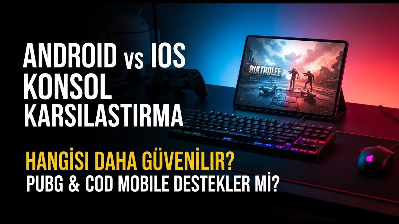 ANDROID vs iOS KONSOL! PUBG & COD İÇİN HANGİSİ DAHA GÜVENİLİR?