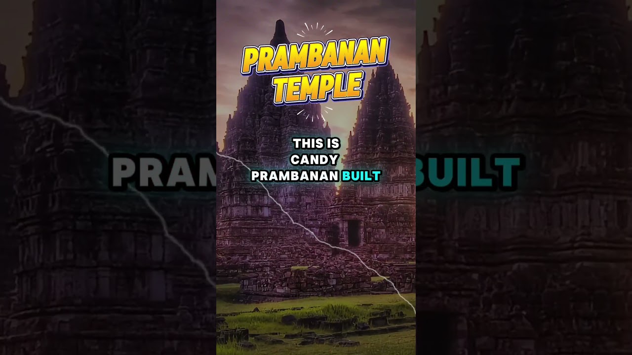 Prambanan, a huge hindu temple in Indonesia #indonesiaheritage #indonesiaculture #shorts