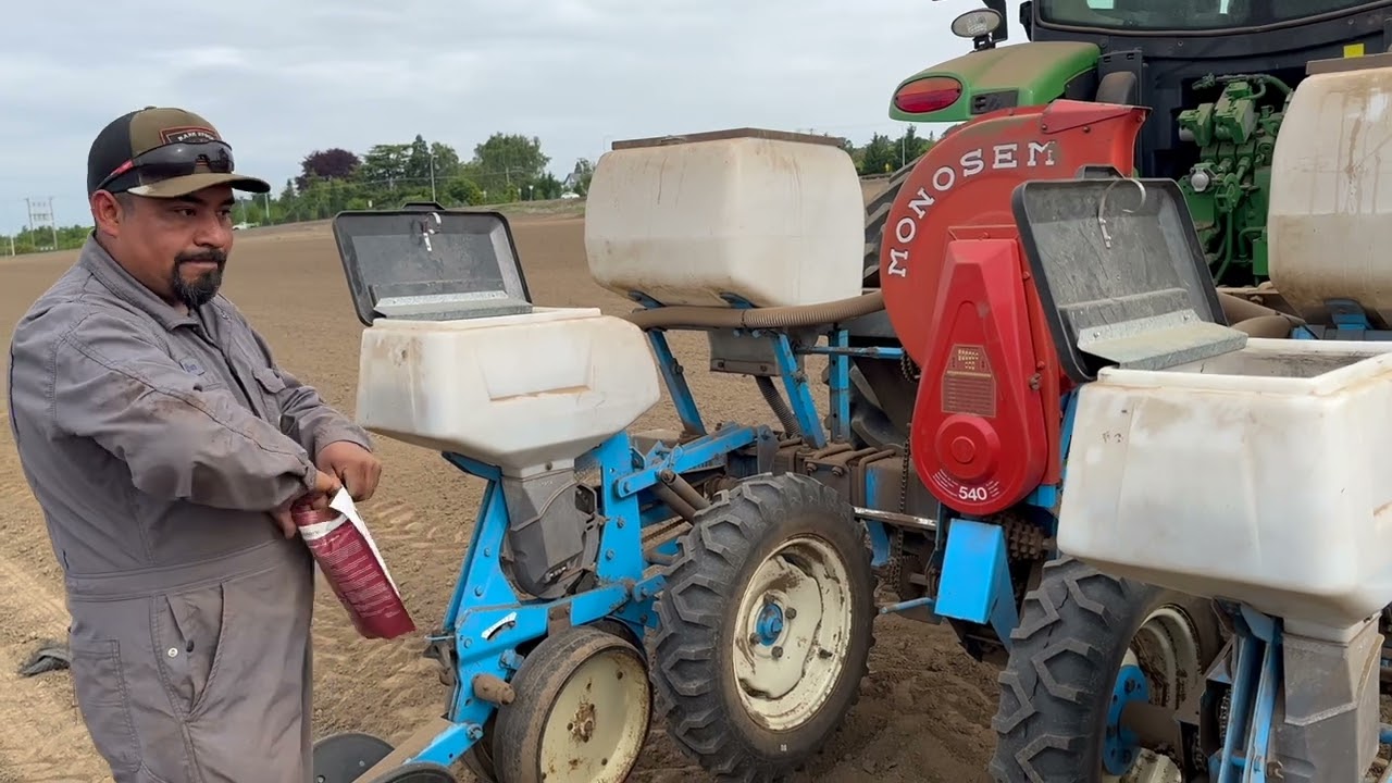 Planting 20 Acres of Pumpkins