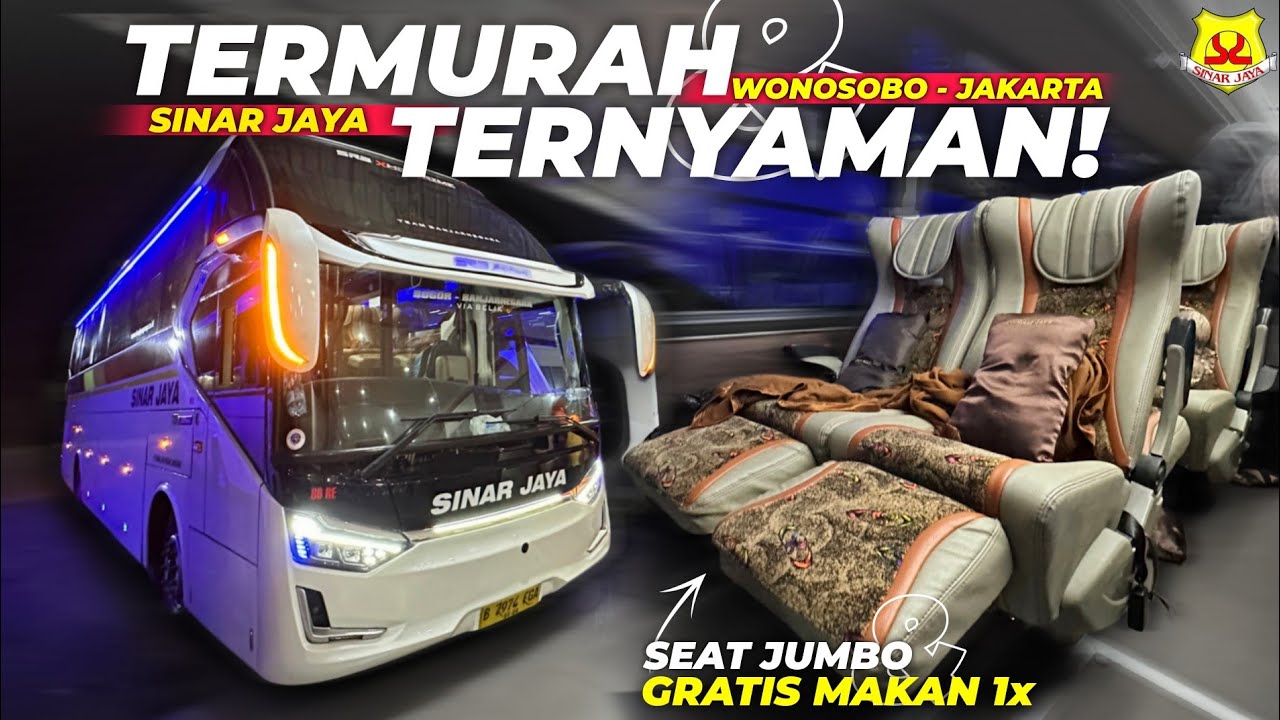 PALING REKOMENDED TERMURAH DAN TERNYAMAN DIJALURNYA ‼️😍 - Trip Sinar Jaya 86RE Banjarnegara - Bekasi