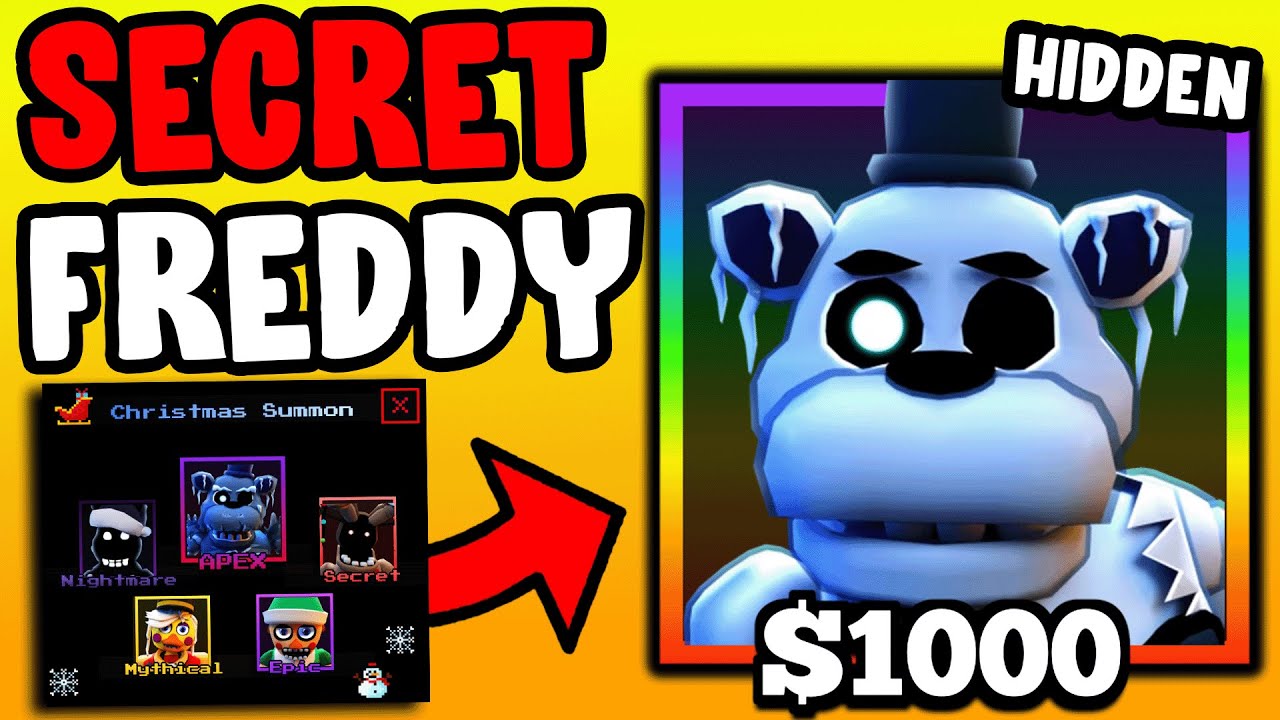 I GOT THE HIDDEN DARK FROSTBEAR UNIT... (Five Nights TD)