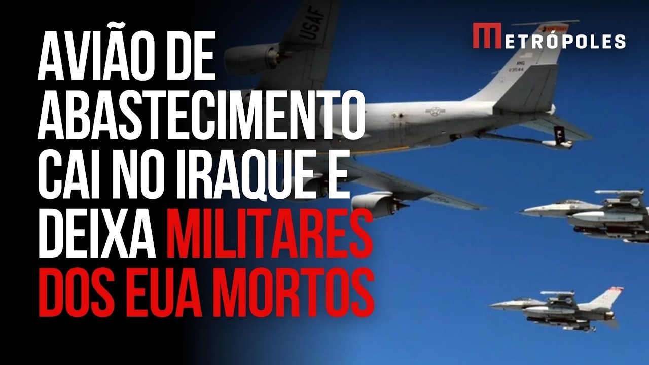 Militares dos EUA morrem em queda de avião de abastecimento no Iraque