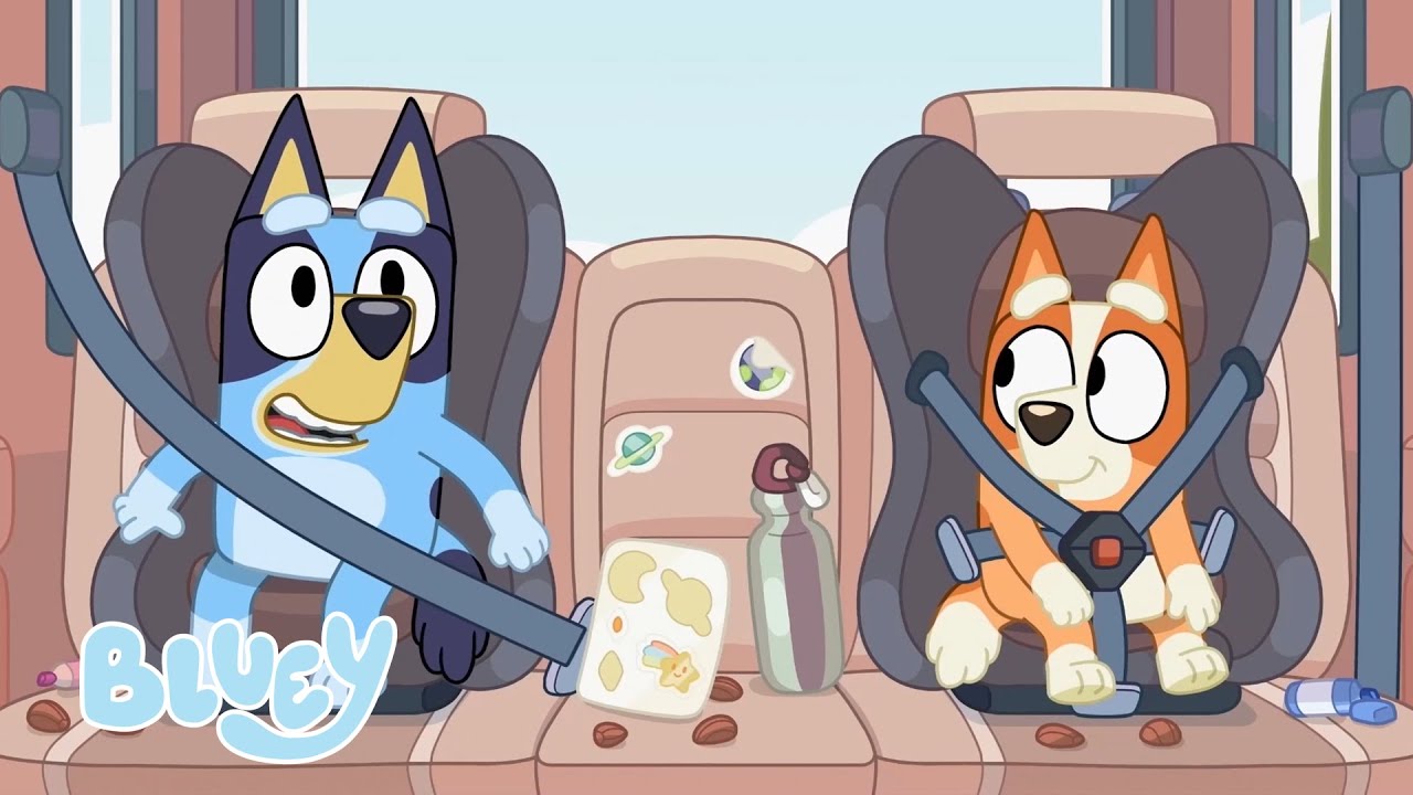 Ögonblick på vägresan | Bluey Officiella Svenska Kanalen